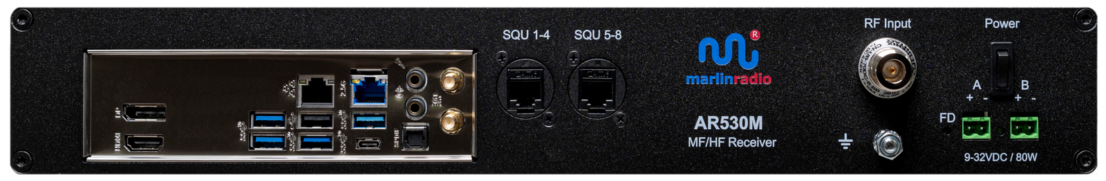marlinradio AR530M - side view